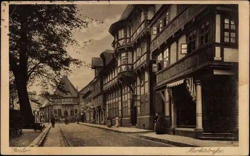 Ak Goslar am Harz, Marktstraße