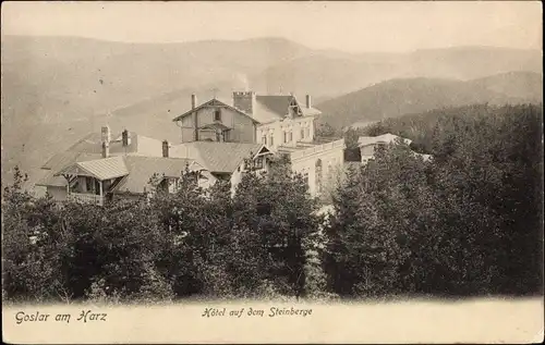 Ak Goslar am Harz, Hotel auf dem Steinberge