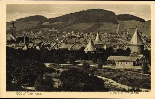 Ak Goslar am Harz, Ortsansicht, Steinberg