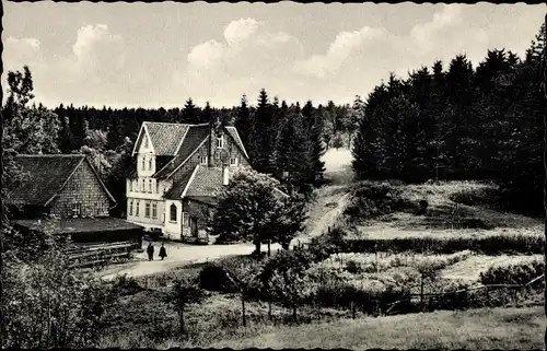 Ak Clausthal Zellerfeld im Oberharz, Pensionshaus Mittelmühle