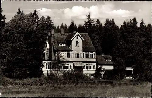 Ak Hahnenklee Bockswiese Goslar im Harz, Haus Bocksberg, Wiesenstraße 3