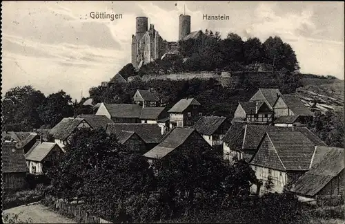 Ak Bornhagen im Eichsfeld, Burg Hanstein