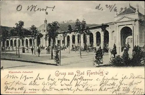 Ak Bad Harzburg am Harz, Wandelhalle Juliushall