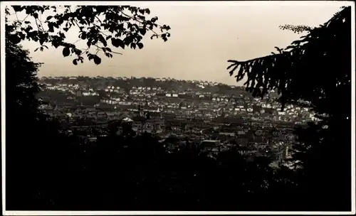 Foto Ak Stuttgart am Neckar, Durchblick zum Ort