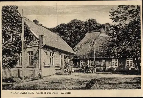 Ak Kirchwalsede in Niedersachsen, Gasthof zur Post