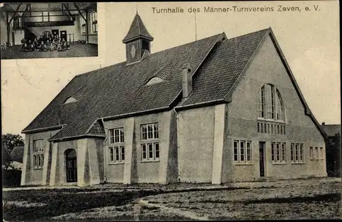 Ak Zeven in Niedersachsen, Turnhalle des Männer Turnvereins