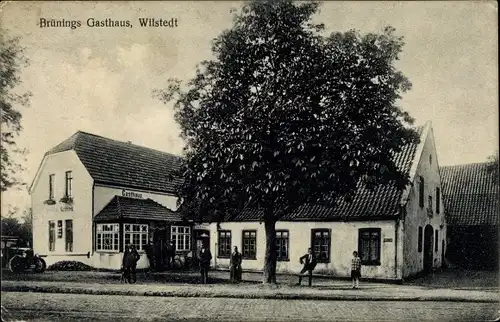 Ak Wilstedt in Niedersachsen, Brünings Gasthaus