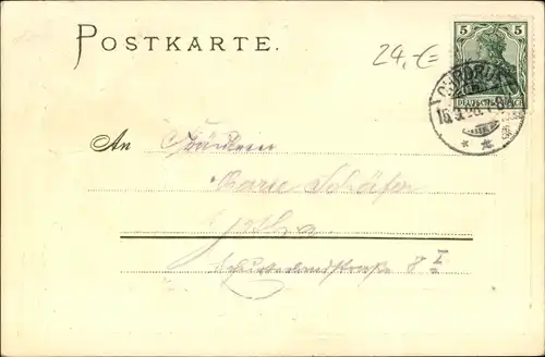 Passepartout Ak Luisenthal im Thüringer Wald, Teilansicht, Rehe im Wald