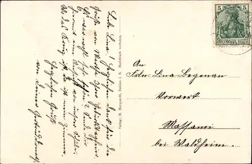 Ak Dahlen in Sachsen, Haushaltungsschule