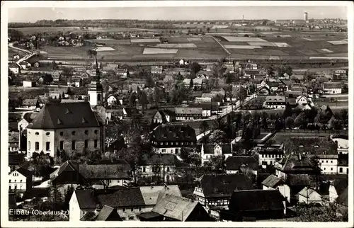 Ak Eibau Kottmar in der Oberlausitz, Ort mit Kirche