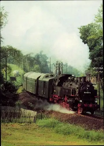 Ak Deutsche Eisenbahn, Dampflok, 86 1001, Traditionsdampflokomotive