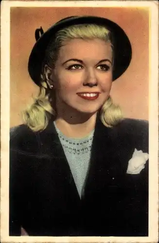 Ak Schauspielerin Doris Day, Portrait