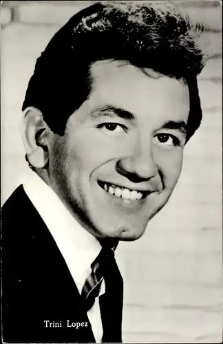 Ak Sänger Trini Lopez, Portrait