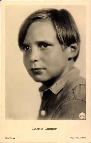 Ak Schauspieler Jackie Coogan, Portrait