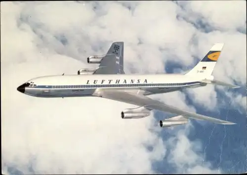 Ak Deutsches Passagierflugzeug, Boeing Jet 707, Lufthansa