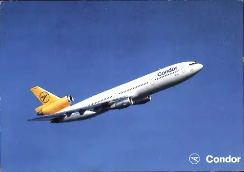 Ak Douglas DC 10-30, Condor, Deutsches Passagierflugzeug