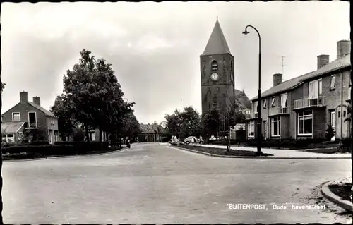 Ak Buitenpost Achtkarspelen Friesland Niederlande, Oude havenstraat