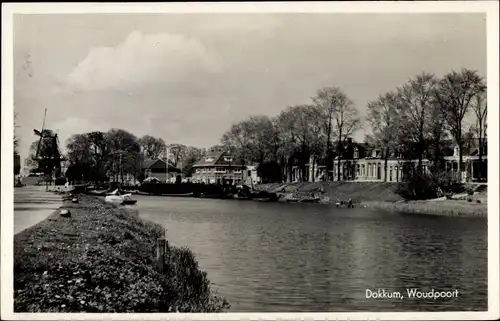 Ak Dokkum Dongeradeel Friesland Niederlande, Woudpoort