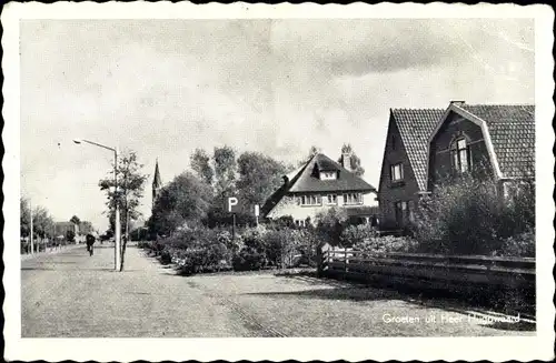 Ak Heerhugowaard Nordholland Niederlande, Straßenpartie