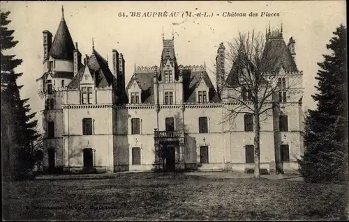 Ak Beaupréau Maine et Loire, Chateau des Places