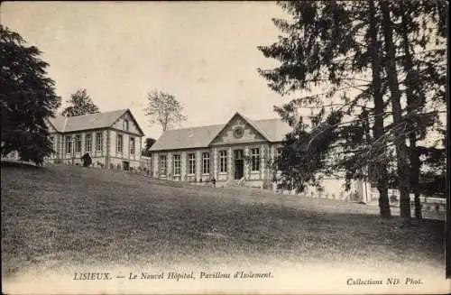 Ak Lisieux Calvados, Le Nouvel Hopital, Pavillons d'Isolement