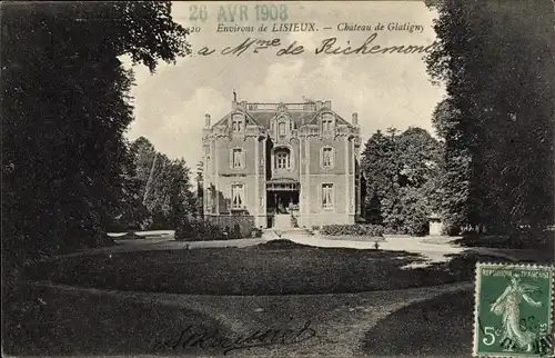 Ak Tourgéville Calvados, Chateau de Glatigny