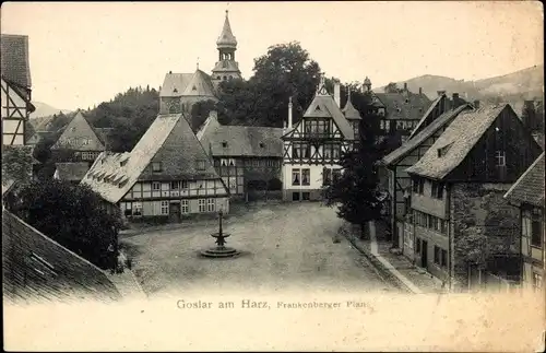 Ak Goslar am Harz, Frankenberger Plan