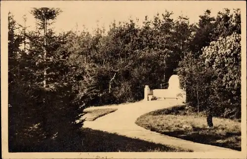 Ak Verden an der Aller, Münchmeyerdenkmal im Bürgerpark