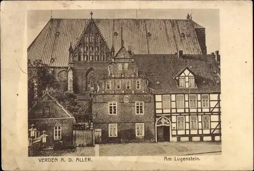 Ak Verden an der Aller, Am Lugenstein