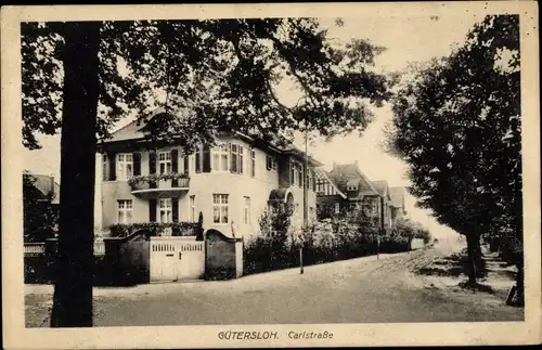 Ak Gütersloh in Westfalen, Carlstraße