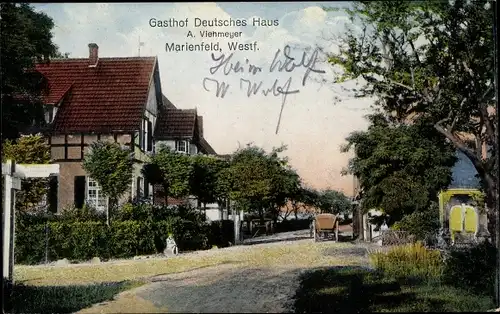 Ak Marienfeld Harsewinkel Westfalen, Gasthof Deutsches Haus