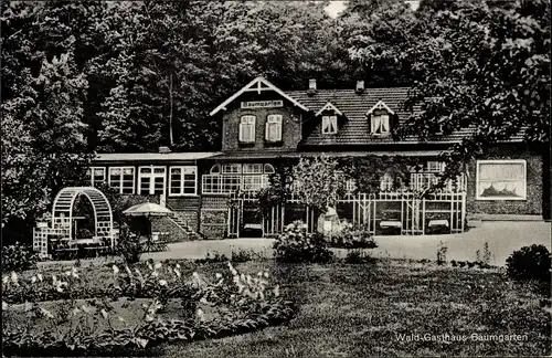 Ak Ahlefeld Bistensee in Schleswig Holstein, Waldgasthaus Baumgarten