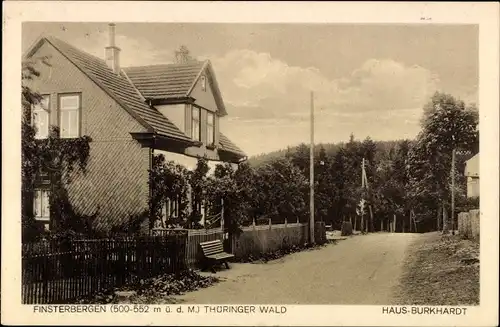 Ak Finsterbergen Friedrichroda im Thüringer Wald, Haus Burkhardt