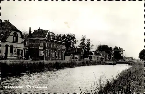 Ak Appelscha Fryslân Friesland, Dorpsgezicht