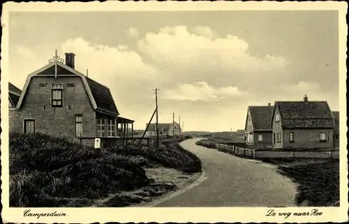 Ak Camperduin Alkmaar Nordholland Niederlande, De weg naar Zee