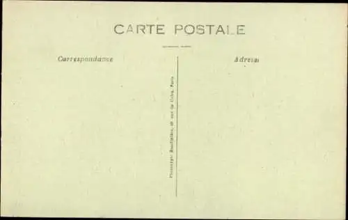 Ak Flavy le Martel Aisne, La France reconquise 1917, Le quartier de l'Eglise, Kriegszerstörung 1. WK