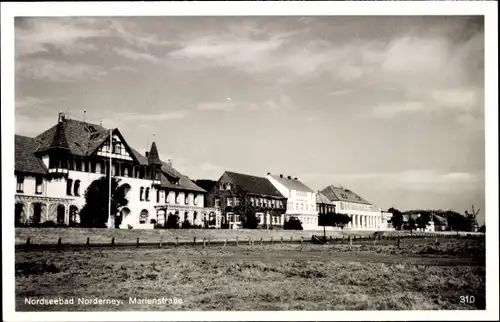 Ak Norderney in Ostfriesland, Marienstraße