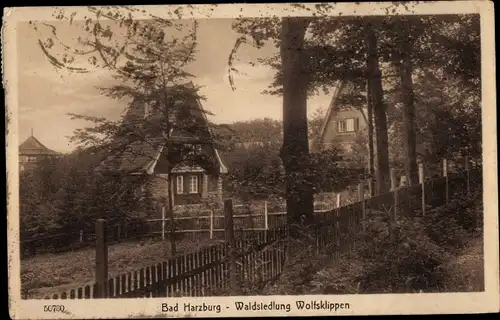 Ak Bad Harzburg am Harz, Waldsiedlung Wolfsklippen