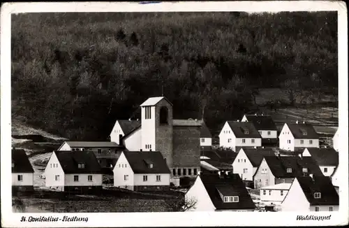 Ak Waldkappel in Hessen, St. Bonifatius Siedlung
