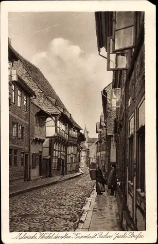 Ak Goslar am Harz, Jacobi Straße