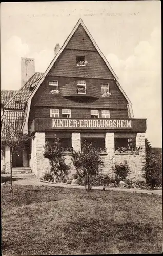 Ak Braunlage im Oberharz, Das Kinderheim, Kinder Erholungsheim vom Garten gesehen