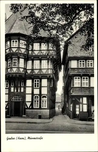 Ak Goslar am Harz, Münzstraße