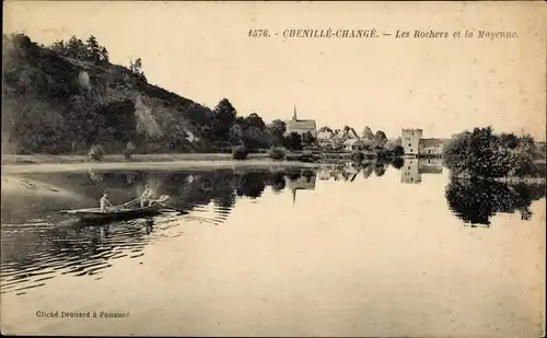 Ak Chenillé Changé Maine et Loire, La Mayenne, Les Rochers