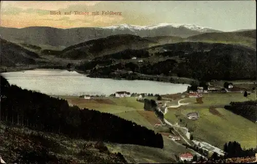 Ak Titisee Neustadt im Breisgau Hochschwarzwald, Blick auf Titisee, Feldberg