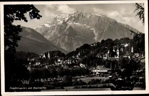 Ak Berchtesgaden in Oberbayern, Gesamtansicht, Hochkalter