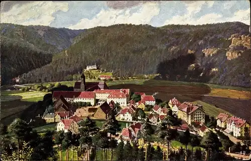 Ak Beuron an der Donau Württemberg, Ort mit Kloster