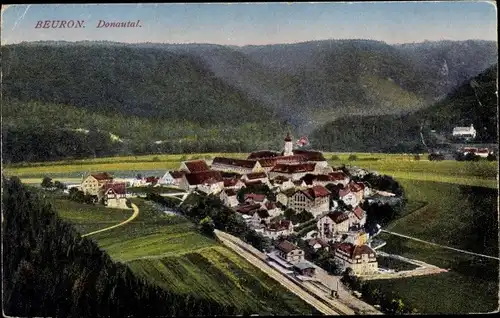 Ak Beuron an der Donau Württemberg, Gesamtansicht