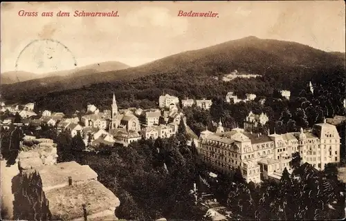 Ak Badenweiler im Schwarzwald, Gesamtansicht