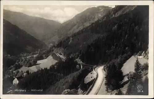 Ak Breitnau im Schwarzwald, Höllsteig, Höllental, Ravennaviadukt