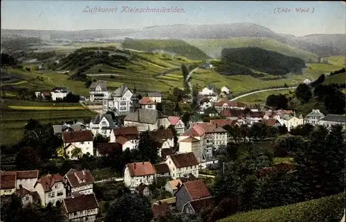 Ak Kleinschmalkalden Floh Seligenthal Thüringen, Panorama